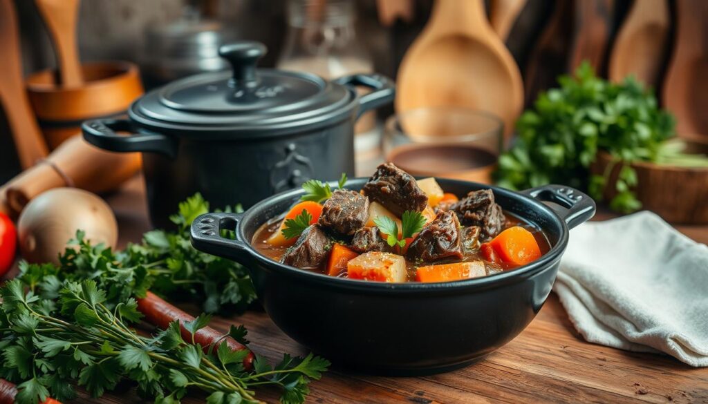 Slow-Cooked Beef Heart Stew