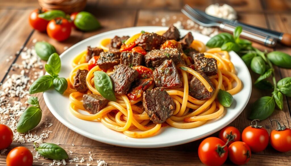 Beef Steak Pasta Flavor Combinations