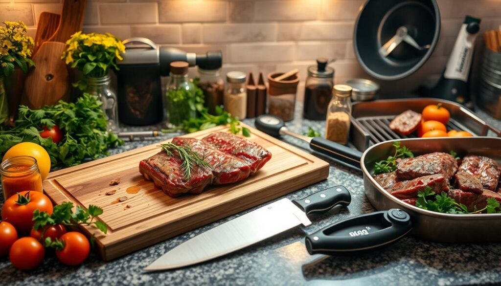 Lamb Riblets Cooking Tools