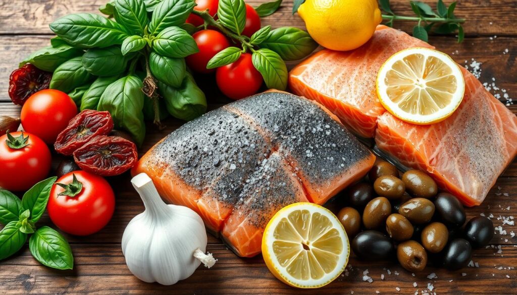 Mediterranean Salmon Ingredients