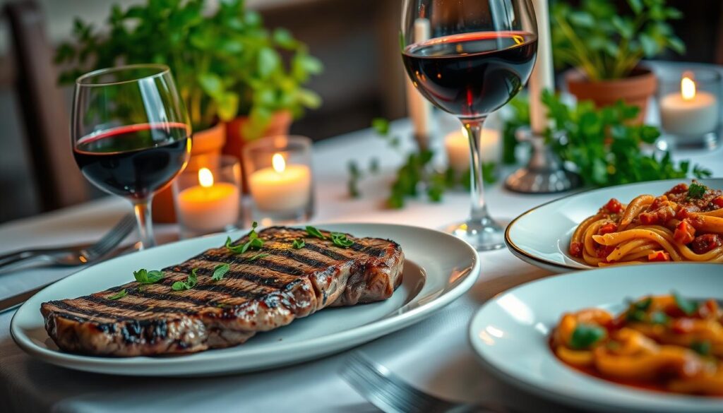 Wine Pairing with Steak and Pasta