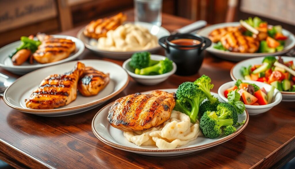 outback chicken menu options